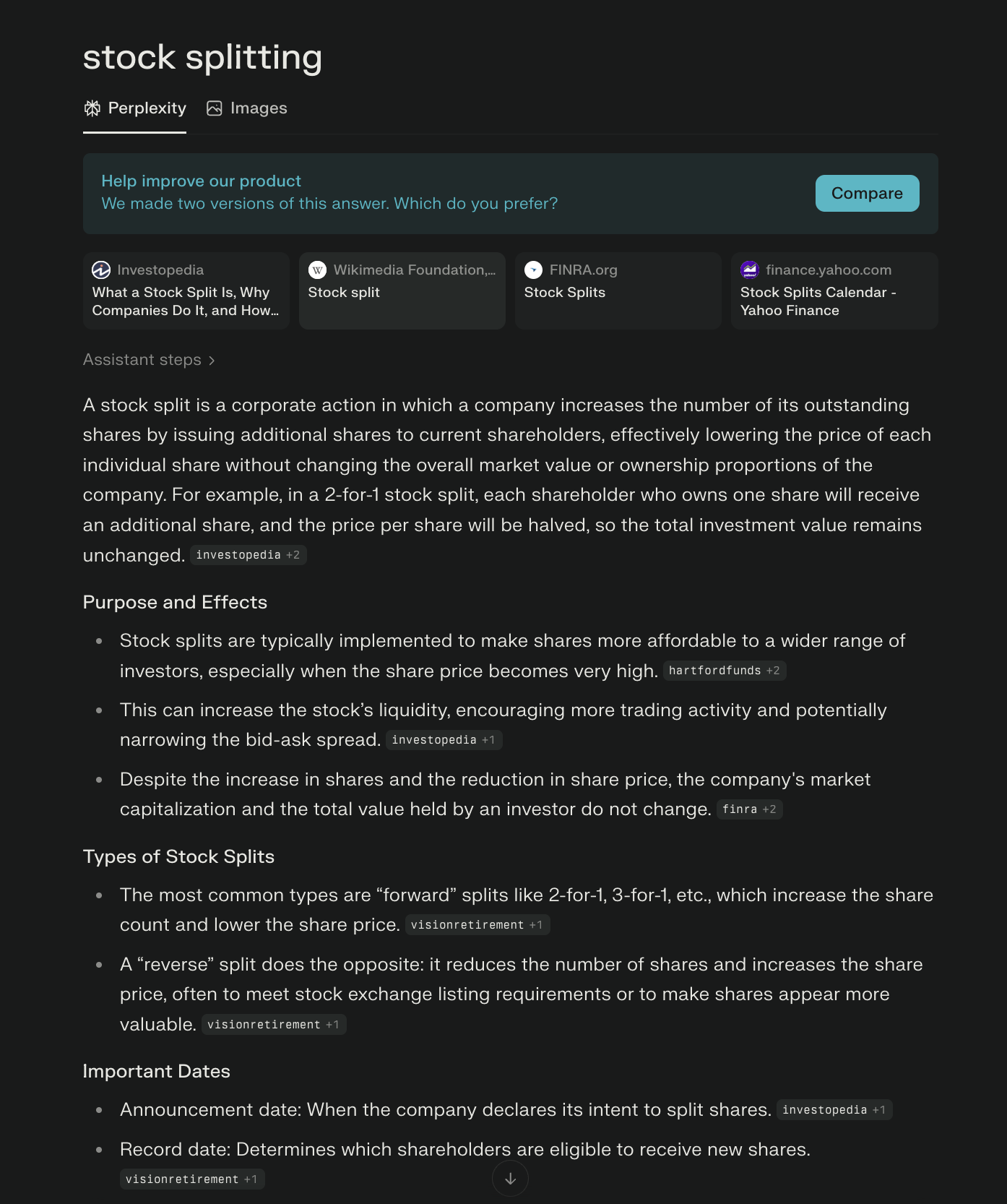 Perplexity response - text-based answer